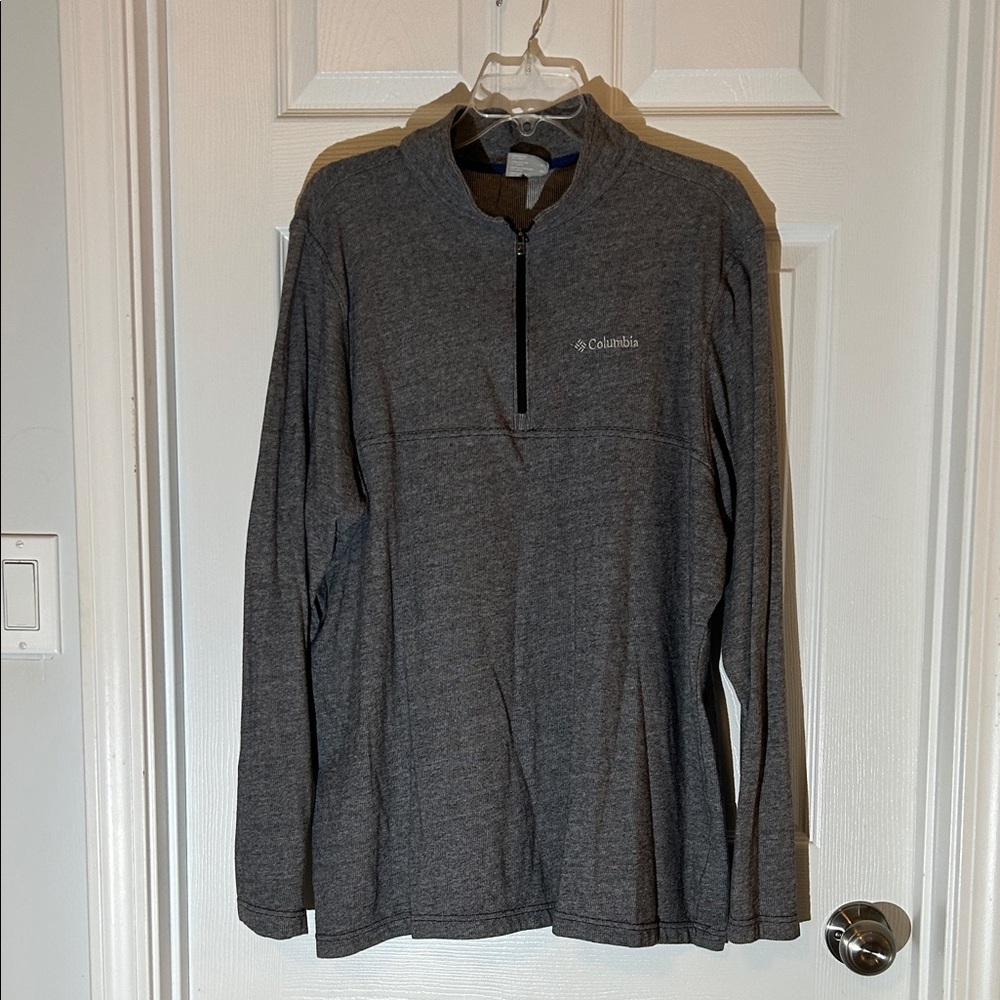 Columbia Charcoal Quarter-Zip Pullover